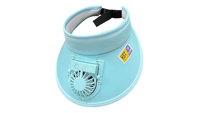 Outdoor Sun Protection Hat with Built-In Fan - 5 Colours. from Go Groopie IE