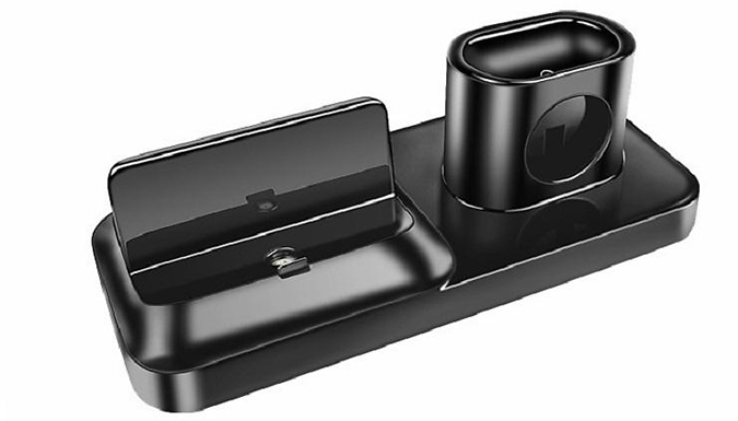 3-in-1 Magnetic Charger Dock Station - IOS, Android or Type C