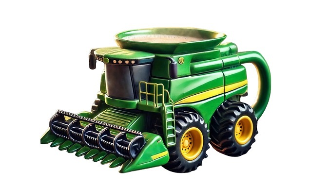Vintage Green Tractor Mug - 3 Options