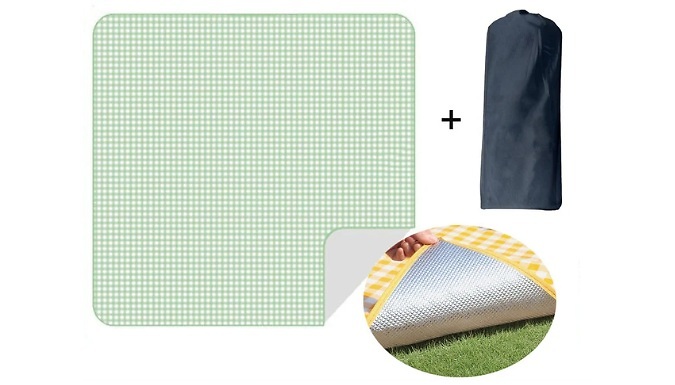 Thickened Aluminium Film Moisture-Proof Picnic Blanket - 3 Designs, 2 Sizes!