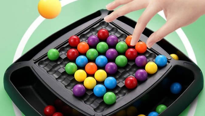Supertrendinuk 48 or 84-Piece Colourful Marbles Board Game Set