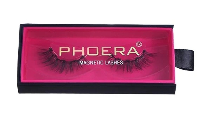 Phoera Magnetic Eyelash Kit - 3 Styles at Go Groopie IE