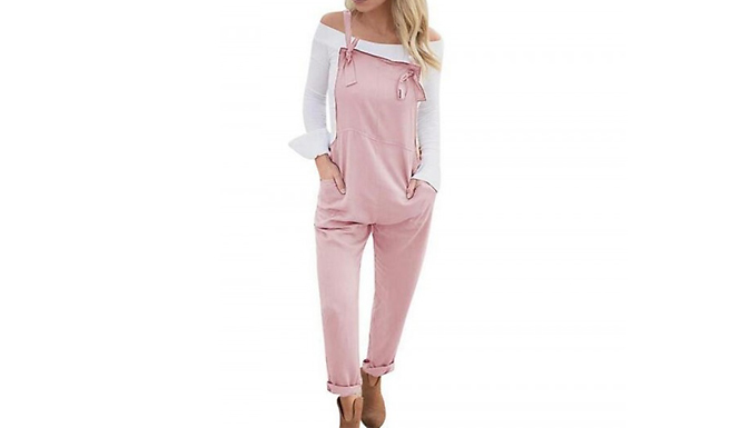 Loose Casual Dungarees - 3 Colours & 3 Sizes