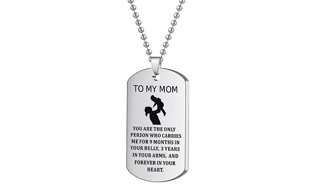 To My Mum Mother's Day Gift Keychain & Necklace