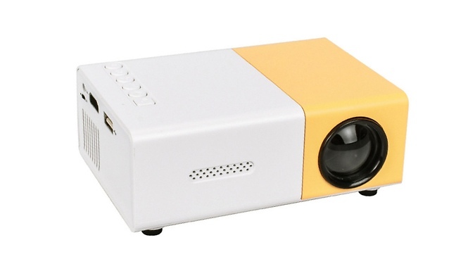 Portable 1080P LED Projector - With Optional 84