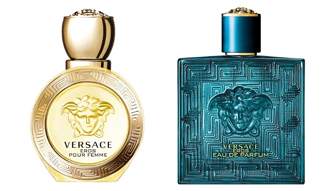 Pour Homme or Pour Femme Versace Eros Spray - 100ml
