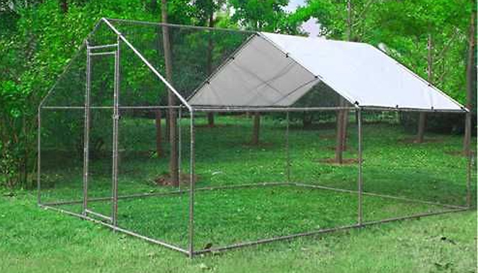 Large Metal Chicken Run Cage - 3 Options