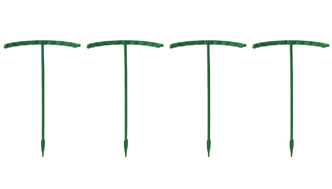 4-Pack of Semi-Circle Interlocking Plant Supports