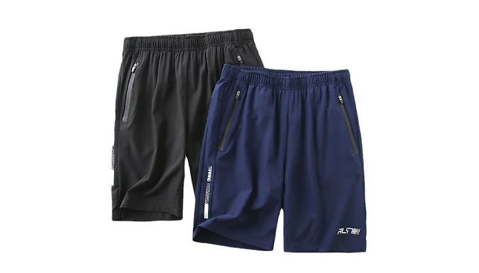 Quick Dry Running Shorts - 2 Colours & 6 Sizes at Go Groopie