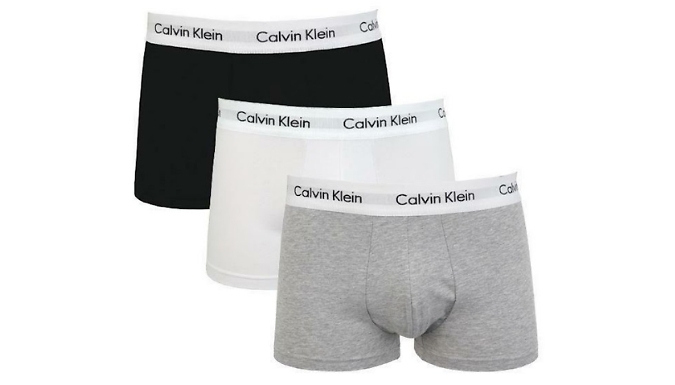 3-Pack of Men's Calvin Klein Boxers - 5 Colour Options, 4 Sizes!