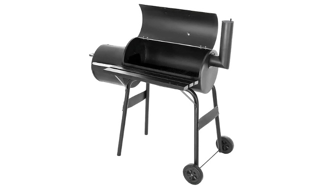 Outdoor Charcoal BBQ Grill & Smoker