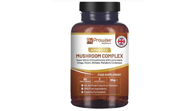 60 Advanced Mushroom Complex Super Blend Capsules