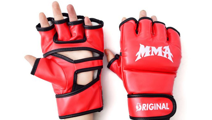 Half-Finger Boxing Training Gloves -3 Colours & 4 Options