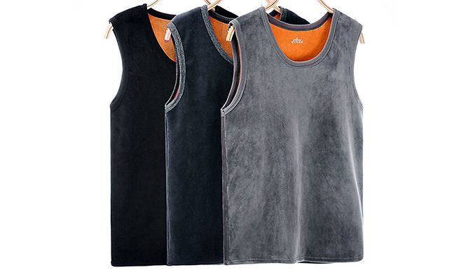 Men’s Thick Thermal Vest - 6 Sizes & 3 Colours