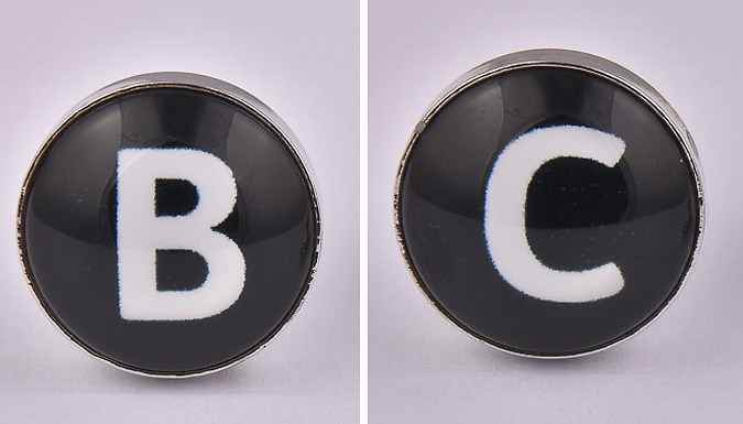 Pair of Letter Cufflinks - Choose Any Letters!