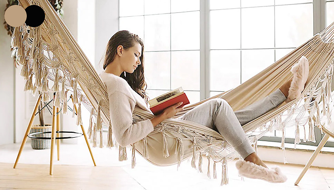 Shop in Store UK Bohemian Double Hammock - 2 Colours
