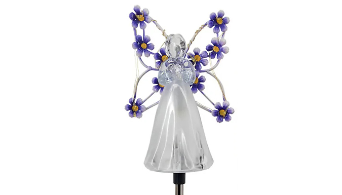 Angel Flower Garden Light Statue - 4 Colours