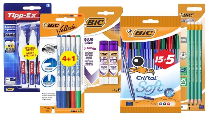 38-Piece Bic Stationery Bundle With Tipp-Ex