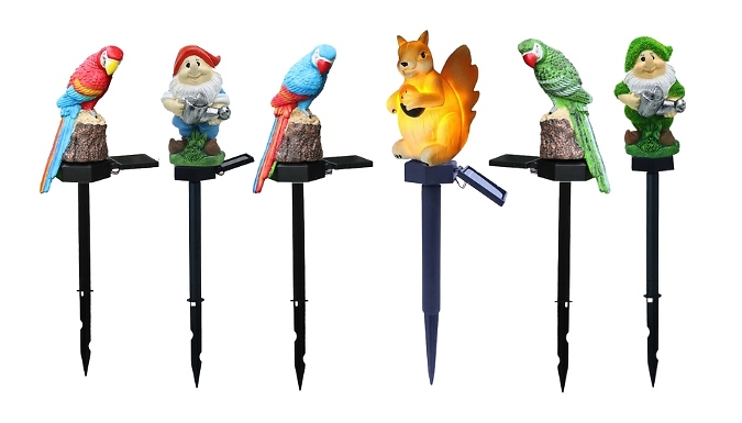 Garden Decoration LED Solar Stake Light - 6 Designs