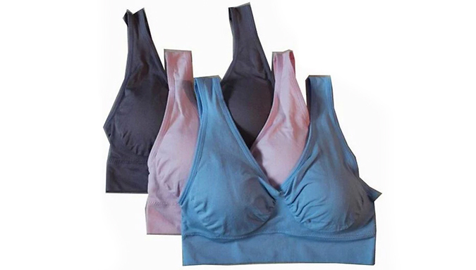 Invisible Cotton Padded Sports Bra 2288
