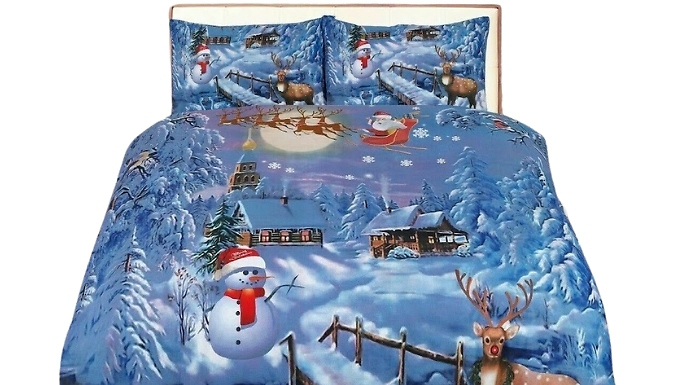 Christmas 3D Christmas Duvet Set - 4 Options & 4 Sizes