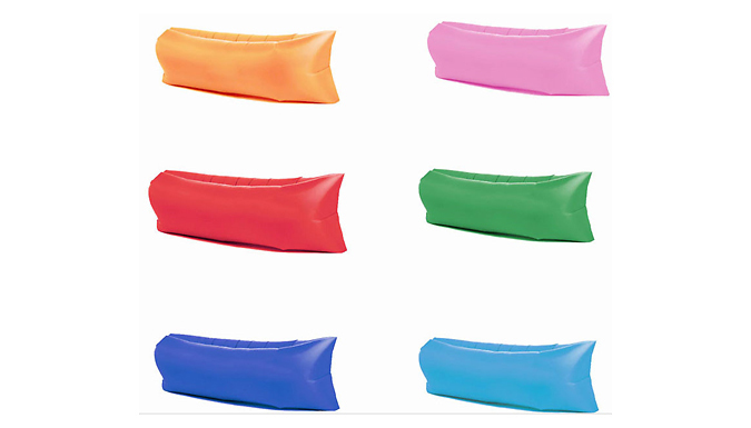 1 or 2 Self-Inflating Loungers – 6 Colours Deal Price £9.99