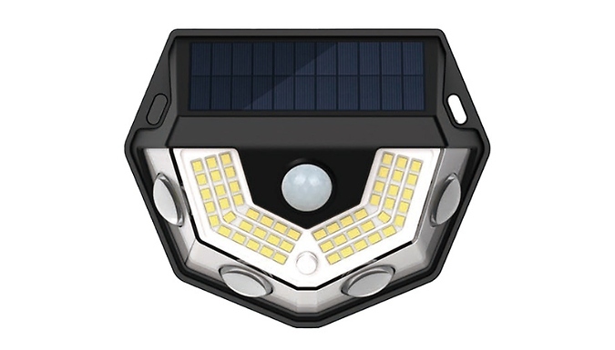 1 or 2-Pack of Solar Outdoor Motion Sensor Wall Lights