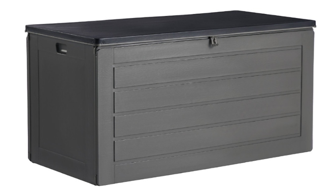 680L Lockable Garden Storage with Sit-On Lid