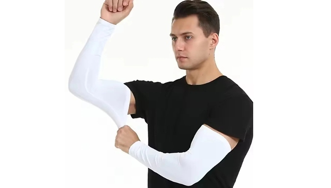 1 or 2-Pack Outdoor UV Protection Arm Sleeves - 5 Colours