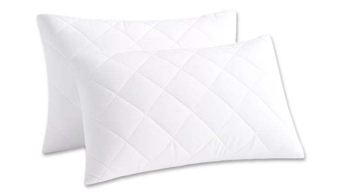 Hotel-Quality Bounceback Quilted Pillows - 2 or 4 Pack!