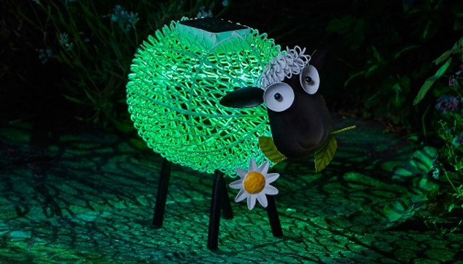 Animal Solar LED Colour Changing Light-Up Ornament - 2 Designs