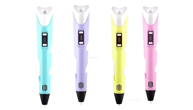 3D Screen Display Printing Pen - 4 Colours