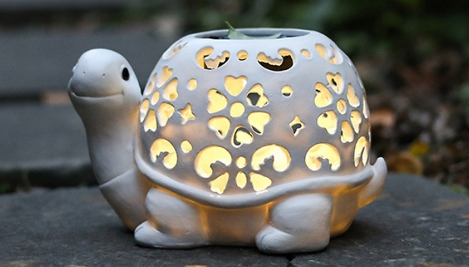 Garden Hollow-Out Turtle Solar Light - 2 Colours!
