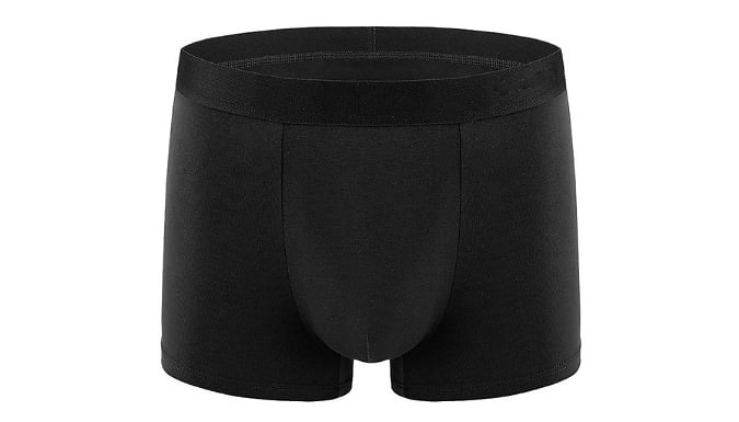 10-Pack Men's Bamboo Fibre Boxers - 5 Sizes from Go Groopie