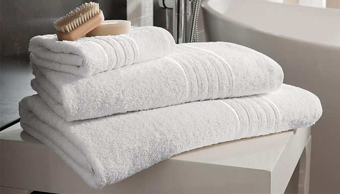 4-Pack of Egyptian Cotton Hand or Bath Towels - 16 Colours