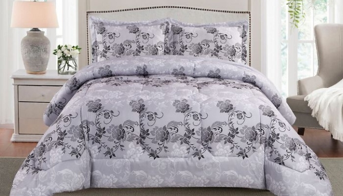 Unique Printed Bedspread Set Collection - 10 Designs & 4 Colours