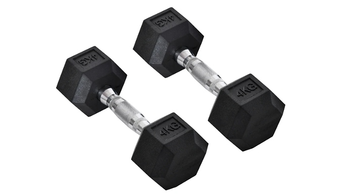 Pair of Dumbbell Weights - 2 Sizes