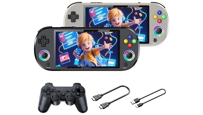 20,000 Game Handheld Console with Controller - 2 Colours