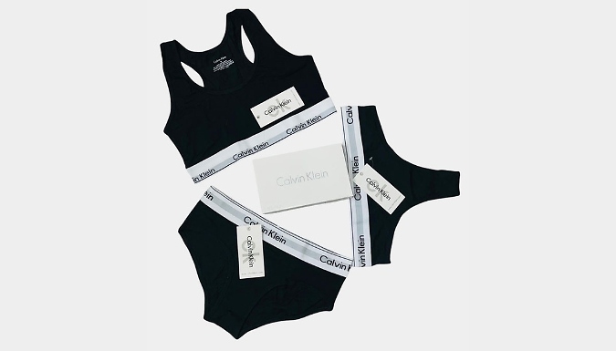 3-Piece Women's Calvin Klein Underwear Set - 5 Colours