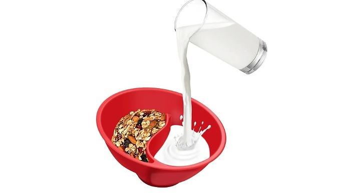 Dry and Wet Separation Breakfast Bowl - 2 Colours