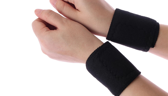 Self Heating Therapy Wrist Support - 1, 2 or 4-Pairs