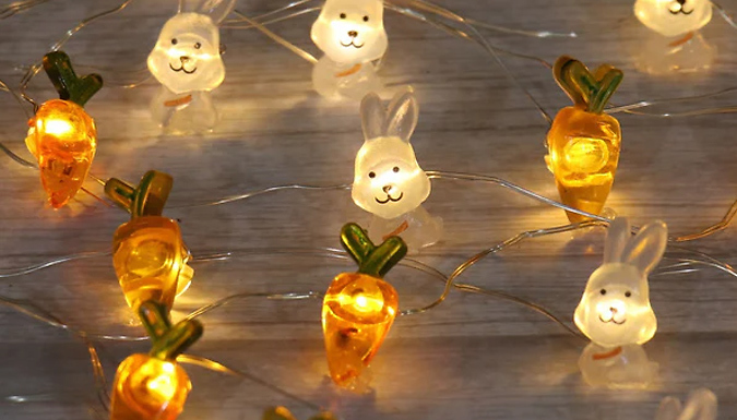 5m Bunny Battery-Powered String Lights