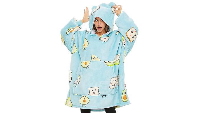 Oversized Wearable Blanket Hoodie - 4 Designs