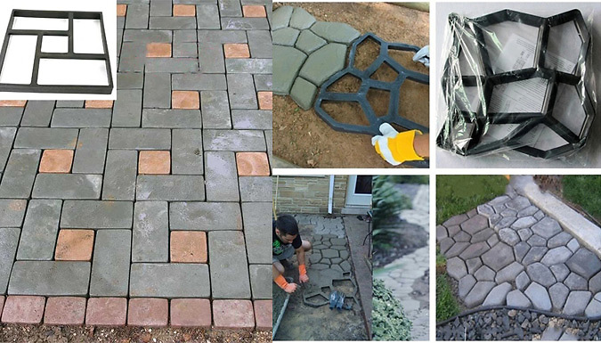 Reusable Concrete Path & Driveway Mould - 4 Designs at Go Groopie