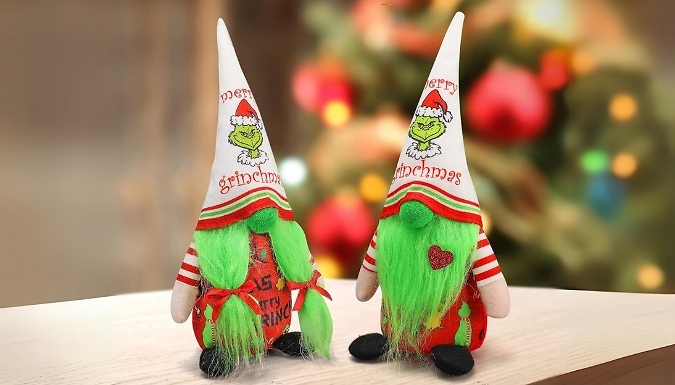 Christmas Grinch Gonk Decorations - 3 Options