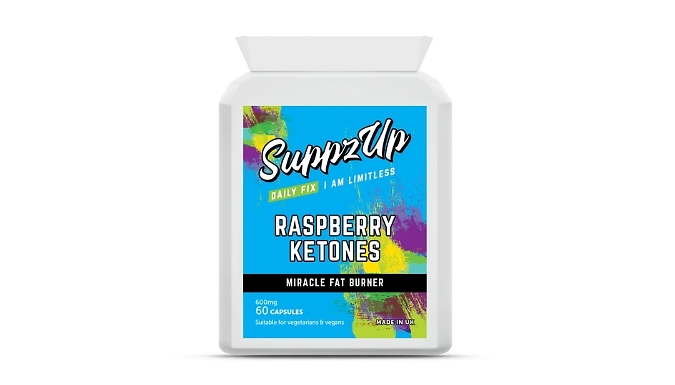 Suppz Up Raspberry Ketones - 60 Capsules