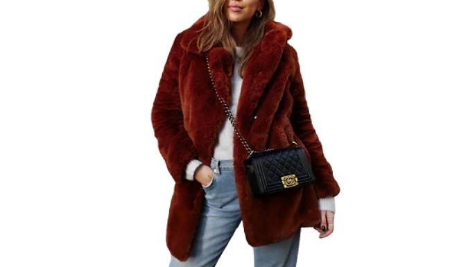 Chic Long Faux Fur Coat - 9 Colours, 6 Sizes!