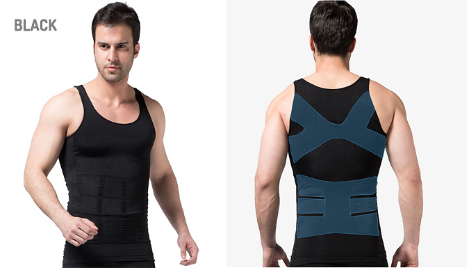 Men's Shapewear Slim Vest - 5 Colours & 5 Sizes