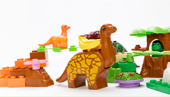 Dinosaur assembling cheap building blocks set