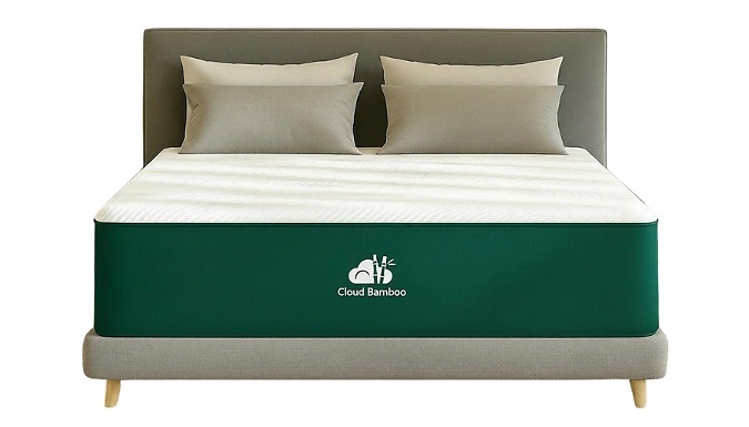 Bamboo Memory Foam Mattress - 6 Sizes